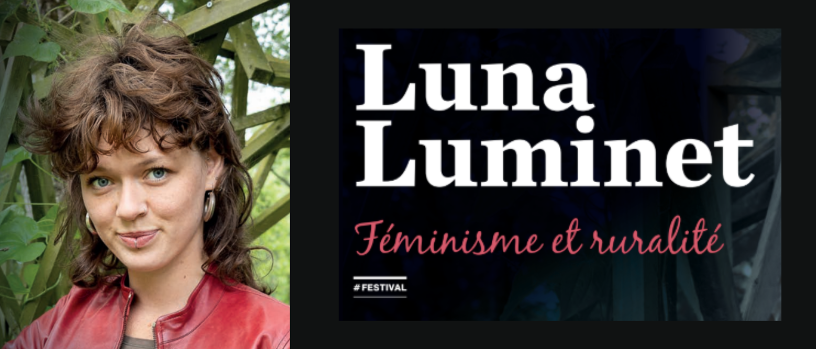 Extrait d'article, portrait de Luna Luminet : 